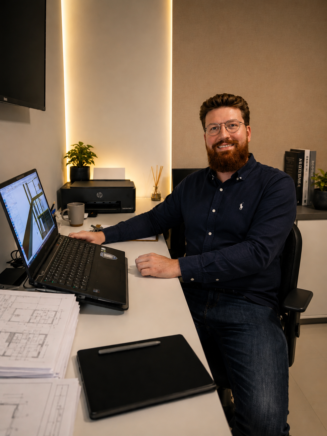Engenheiro William, fundador da SCHNEIDER Engenharia